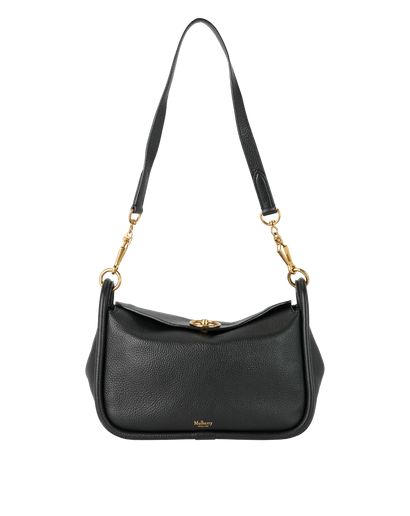 Leighton, £380, Handbags, Black, Leather, Front view